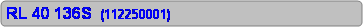 Zaoblen obdnik: RL 40 136S  (112250001)   